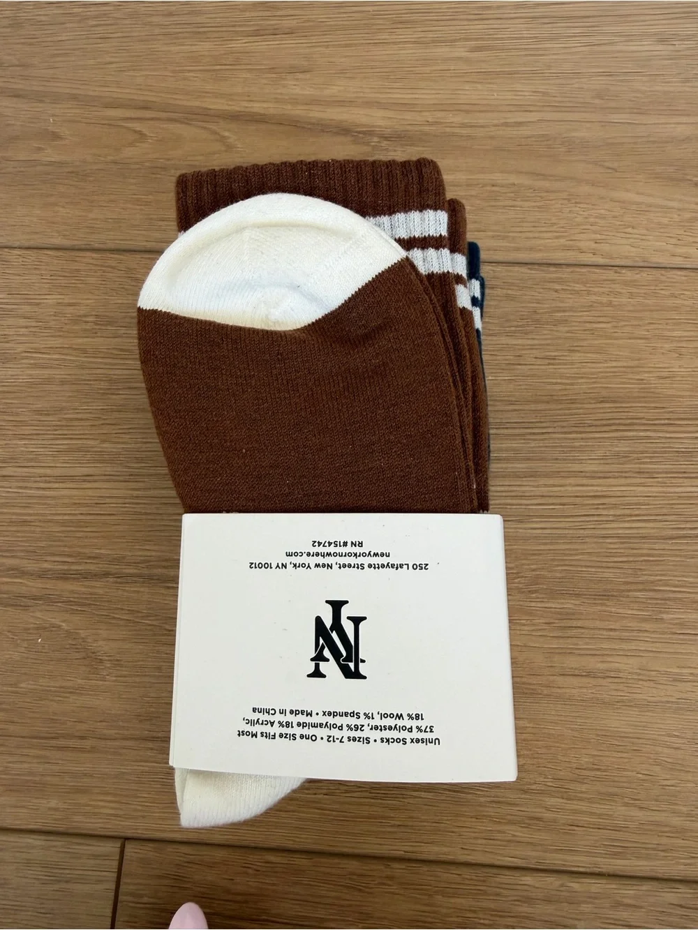 New York or Nowhere 3 Pack Crew Socks